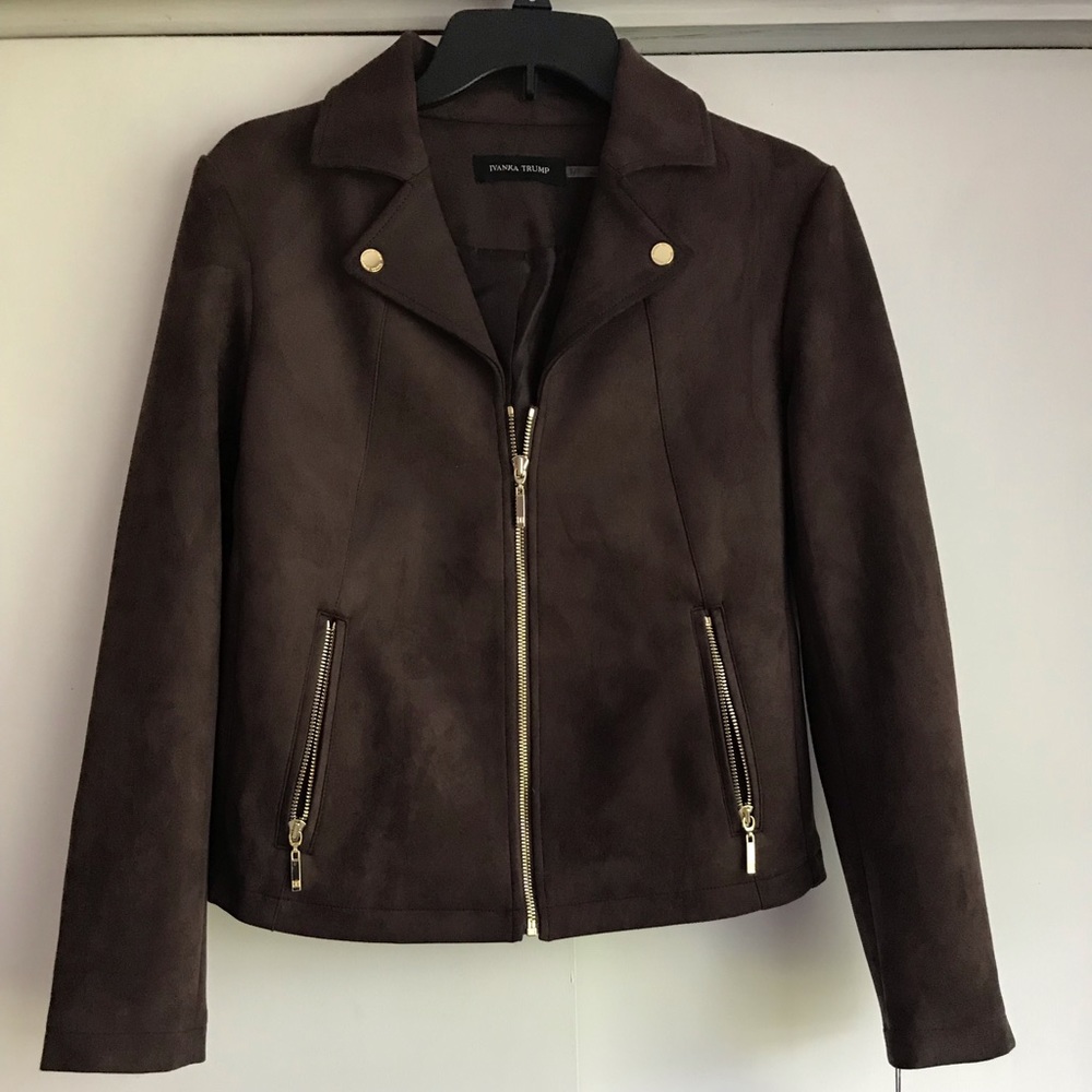 Ivanka Trump Faux Suede Jacket NWT Small